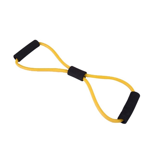 1Pcs Outdoor Sport Strength Elastic Tube Resistance Training Bands Workout Exercise Yoga 8 Types Body Building Fitness Equipment